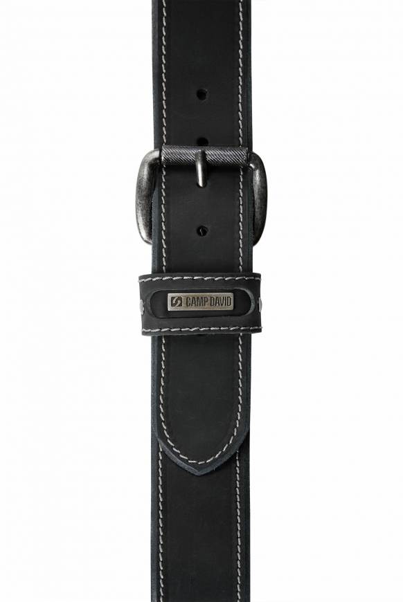 Soccx Ledergürtel black Saisonschlussverkauf