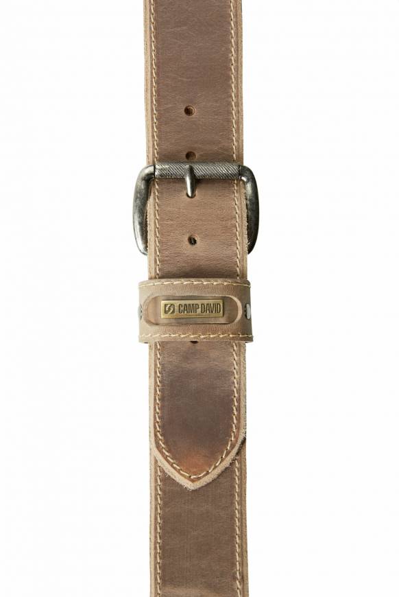 Soccx Ledergürtel beige Black Friday