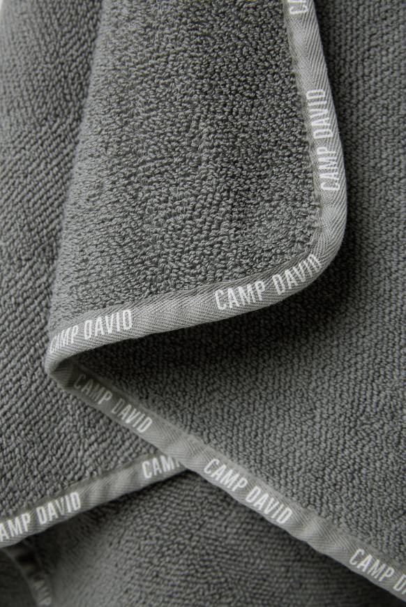 Soccx Saunahandtuch mit Logo-Saum 100 x 140 cm granite Valentinstagsangebot