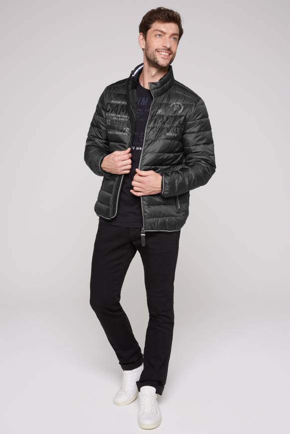 Soccx Leichte Steppjacke mit Logo Prints und Tapes dark anthra 4XL Zeitlich begrenztes Angebot