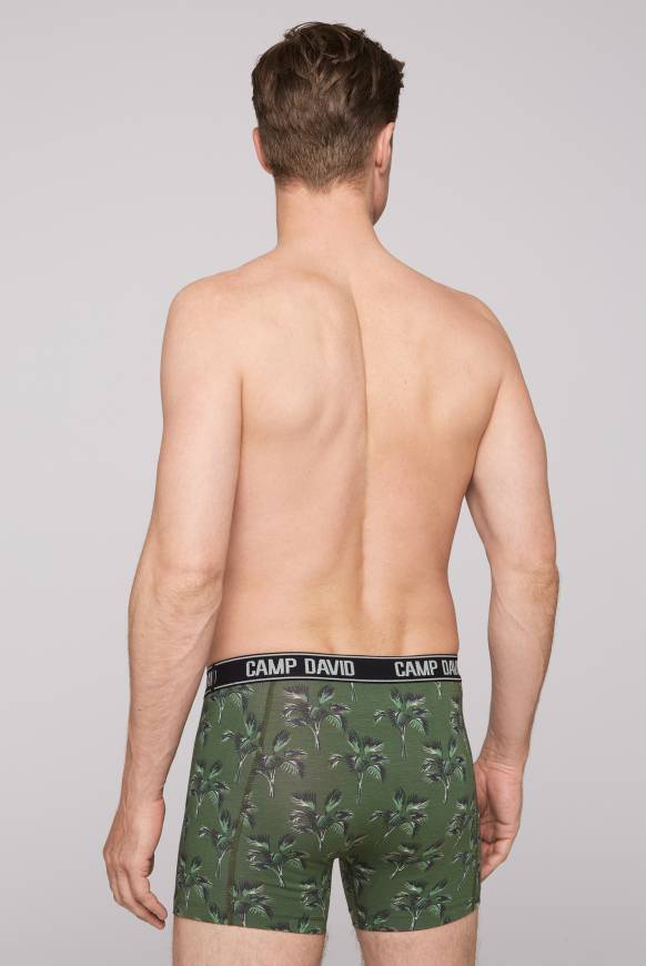 Soccx Boxershorts mit All Over Print, 2er-Pack khaki / aqua Neuheiten
