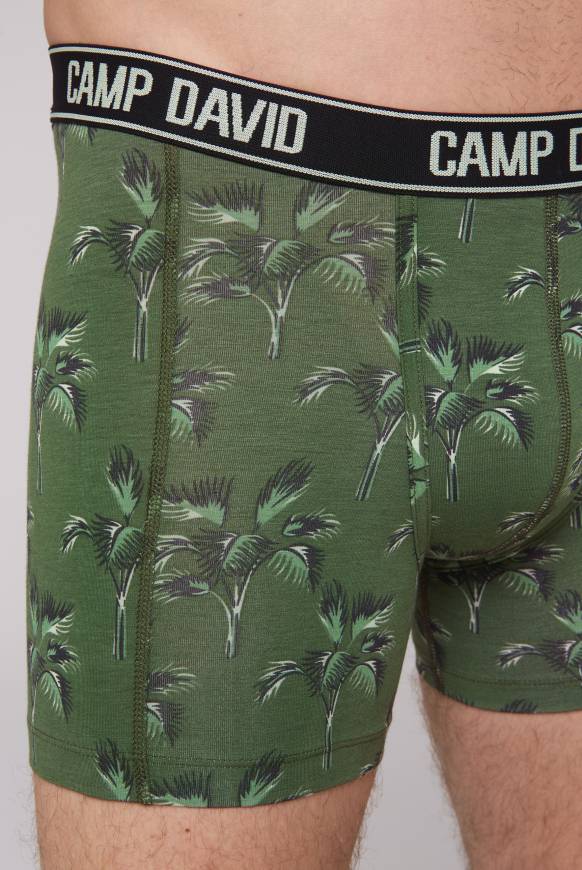 Soccx Boxershorts mit All Over Print, 2er-Pack khaki / aqua Neuheiten