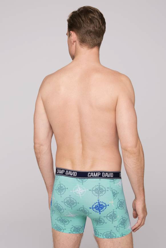 Soccx Boxershorts mit All Over Print, 2er-Pack blue navy / sun aqua Bestseller