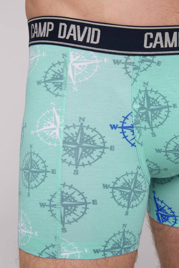 Soccx Boxershorts mit All Over Print, 2er-Pack blue navy / sun aqua Bestseller