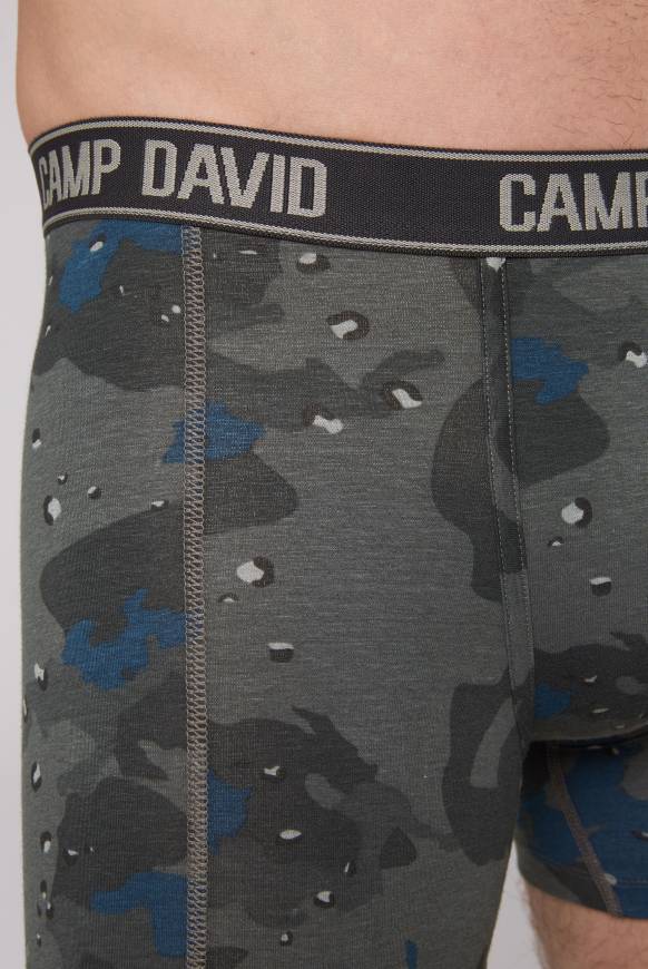 Soccx Boxershorts mit All Over Print, 2er-Pack light blue / anthra Kauf eins, bekomm eins gratis