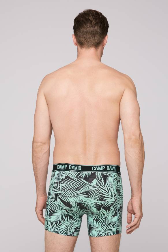 Soccx Boxershorts mit All Over Print, 2er-Pack aqua / neon lime Sonderangebote