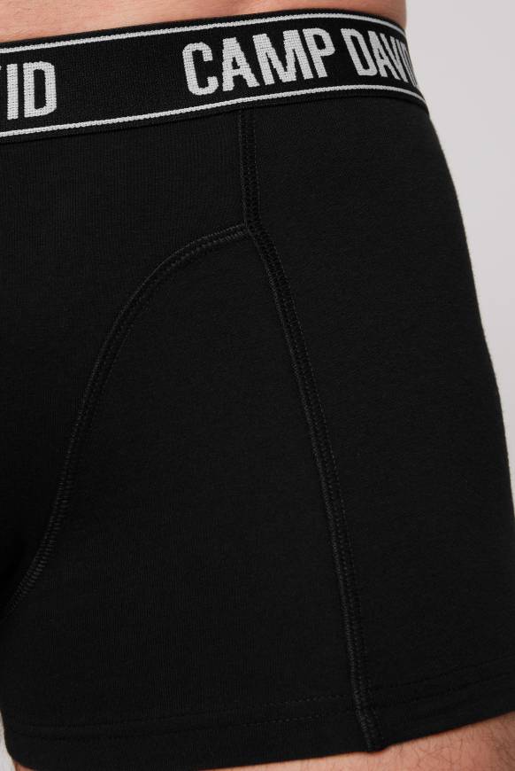 Soccx Boxershorts mit Logo-Bund, 2er-Pack black / black Riesige Ersparnisse