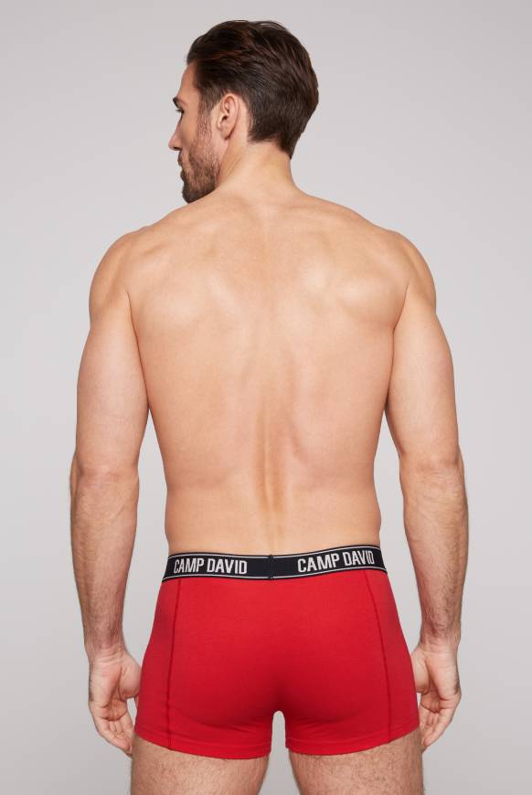 Soccx Boxershorts mit Logo-Bund, 2er-Pack red / navy VIP-Rabatte