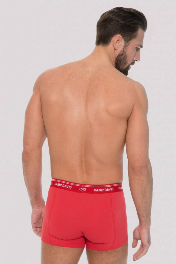 Soccx Boxershorts mit Logo-Bund lobster red Wochenangebot