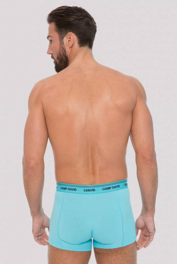 Soccx Boxershorts mit Logo-Bund aqua Begrenzte Freigabe