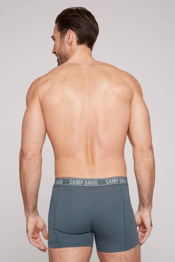 Soccx Boxershorts mit Logo-Bund surf grey Letzte 3 Tage