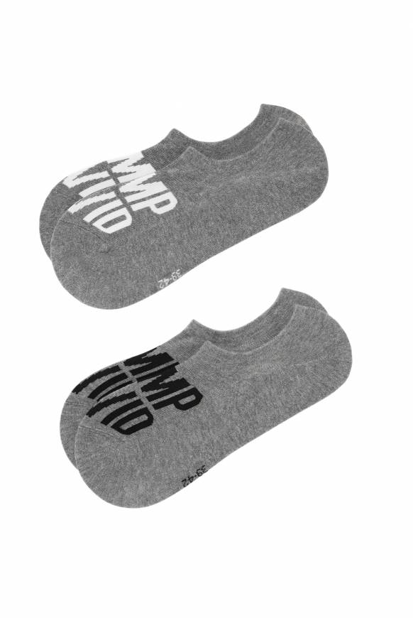Soccx Sneakersocken Low im Doppelpack grey melange 50% Rabatt mit kostenlosem Versand