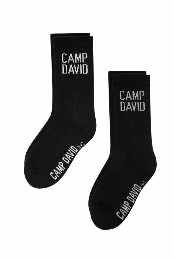 Soccx Tennissocken mit Logo im Doppelpack black zollfrei