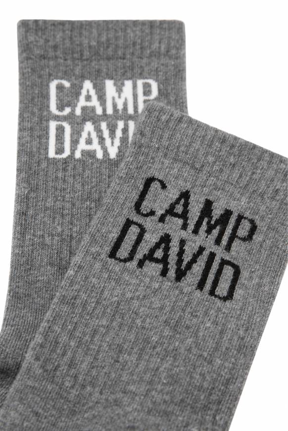 Soccx Tennissocken mit Logo im Doppelpack grey melange 50% Rabatt für begrenzte Zeit