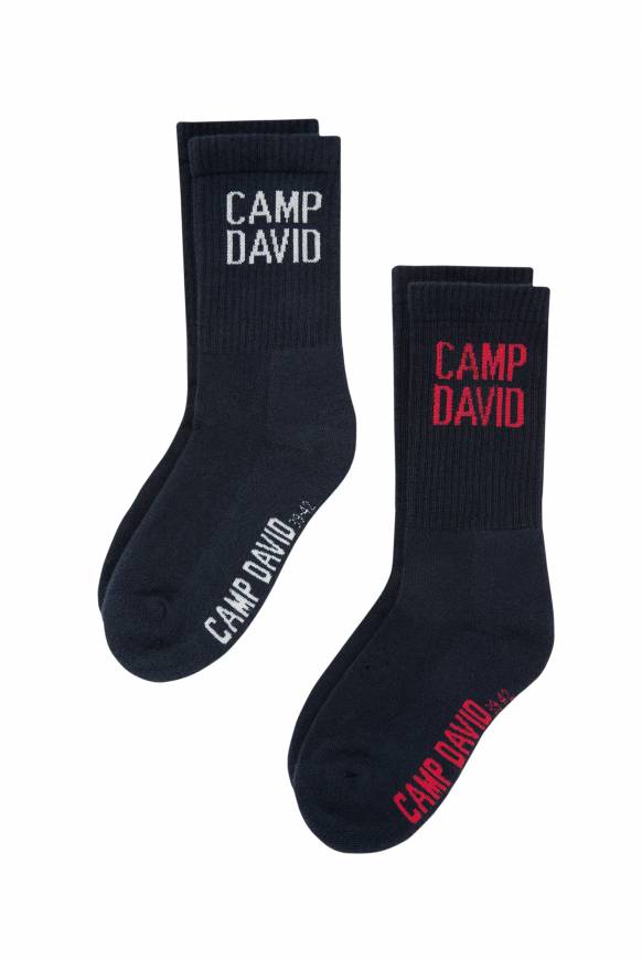 Soccx Tennissocken mit Logo im Doppelpack navy Rabatte dieses Monats