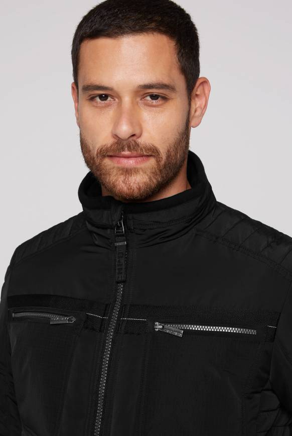 Soccx Winterjacke im Biker-Design black Verkauf
