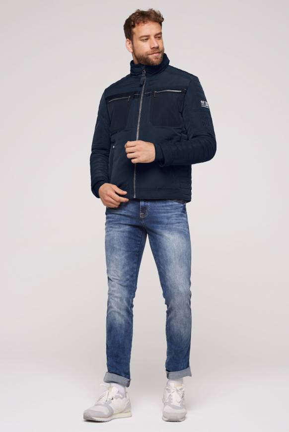 Soccx Winterjacke im Biker-Design blue navy Angebote