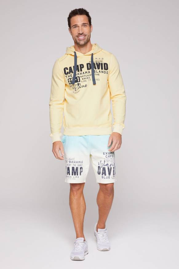 Soccx Hoodie mit Logo Artwork banana sun Preisnachlass