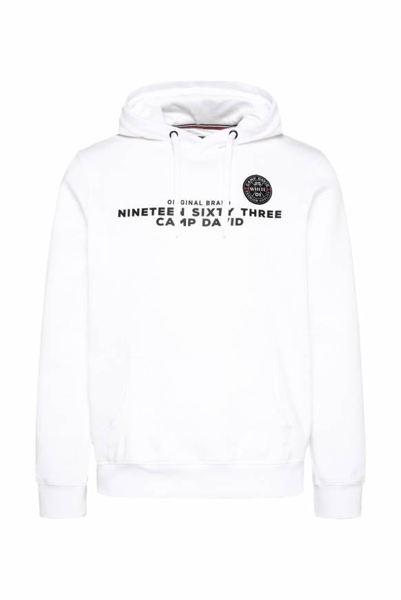 Soccx Hoodie mit Rubber Print opticwhite S Saisonschlussverkauf