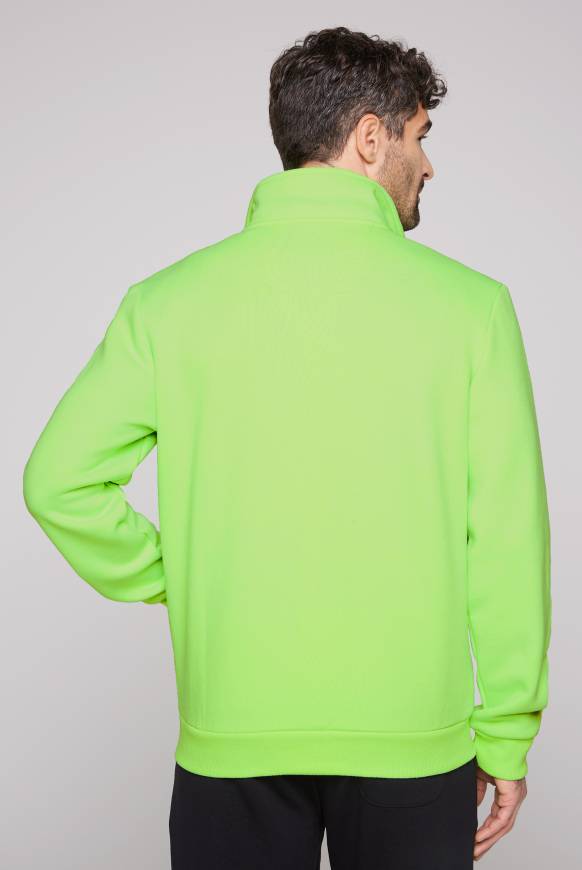 Soccx Sweatjacke mit Logo Artwork neon green Weihnachtsangebot