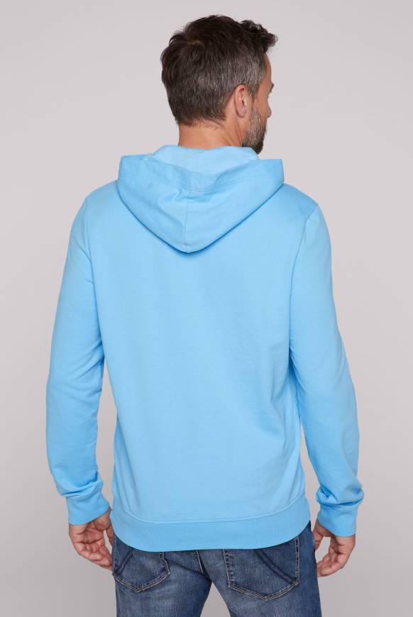Soccx Hoodie mit Spray-Effekt-Artwork aqua Heißer Verkauf