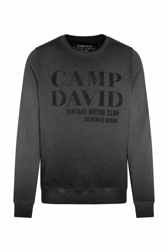 Soccx Sweatshirt mit Vintage Print black Große Rabatte
