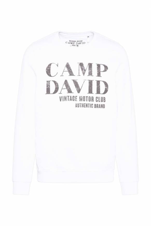 Soccx Sweatshirt mit Vintage Print opticwhite Neuheiten