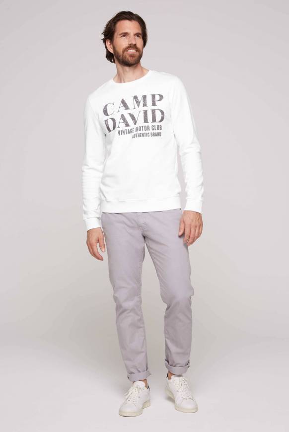 Soccx Sweatshirt mit Vintage Print opticwhite Neuheiten