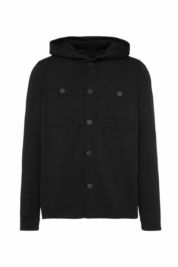 Soccx Overshirt mit Kapuze und Brusttaschen black Neueste Stile