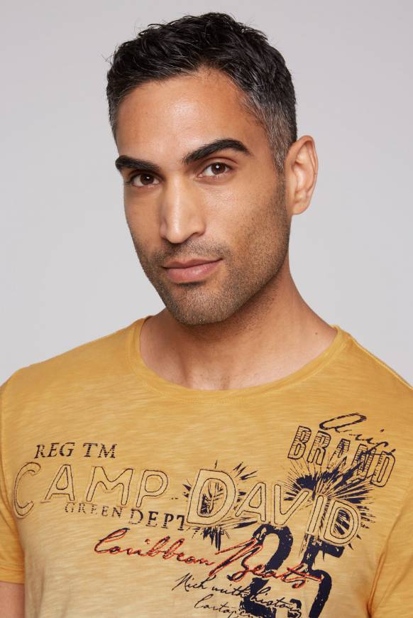 Soccx Dip Dye T-Shirt mit Artwork warm sun S 50% Rabatt für begrenzte Zeit