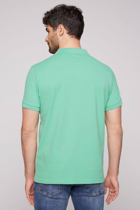 Soccx Pikee-Poloshirt mit Sailing Print sea green L Günstig kaufen