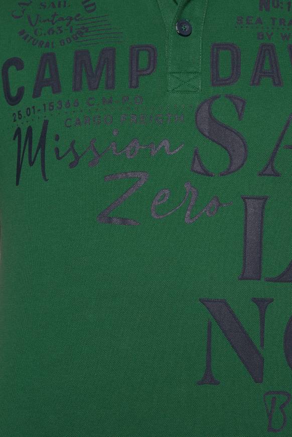Soccx Pikee-Poloshirt mit Sailing Print raw green Versandkostenfrei