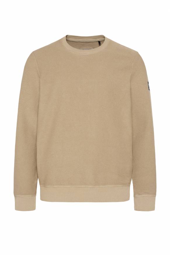 Soccx Sweatshirt Reversed mit Patch-Print tan Tiefpreis