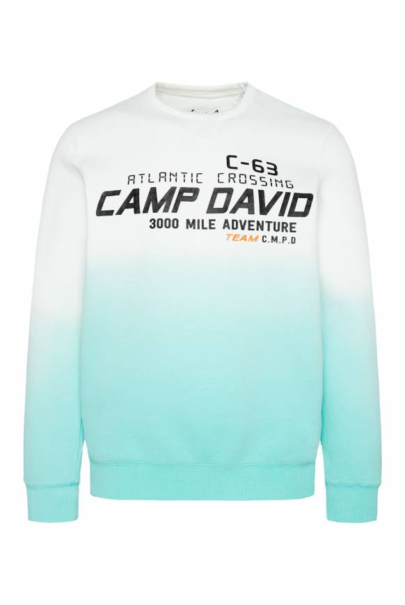 Soccx Sweatshirt Dip Dye mit Puff-Print ivory Begrenzt auf 3 Tage