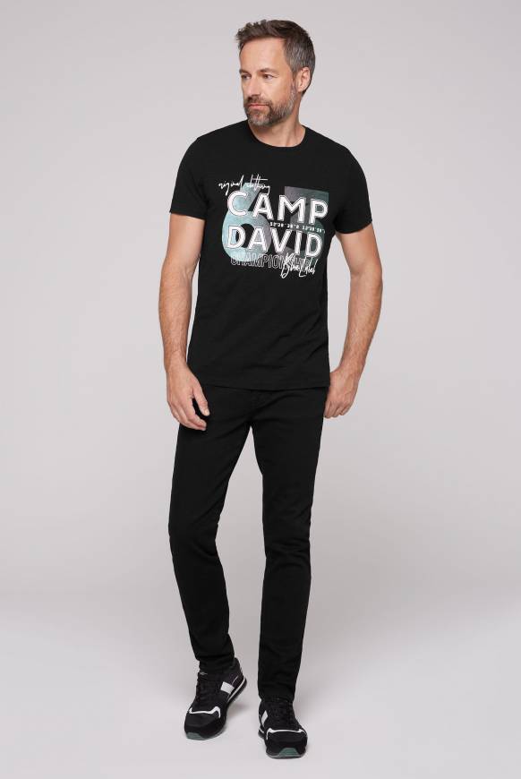 Soccx T-Shirt mit Rubber Print black M Rabatte dieses Monats