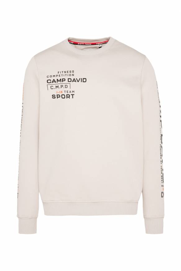 Soccx Sweatshirt mit Label Prints shell Schlussverkauf