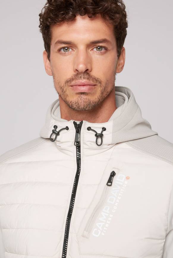 Soccx Softshelljacke im Materialmix mit Kapuze shell Sonderangebot