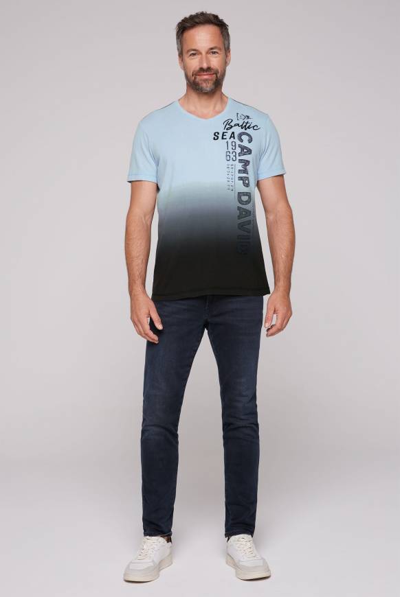 Soccx T-Shirt Dip Dye mit senkrechtem Logo Artwork black Jubiläumsangebot