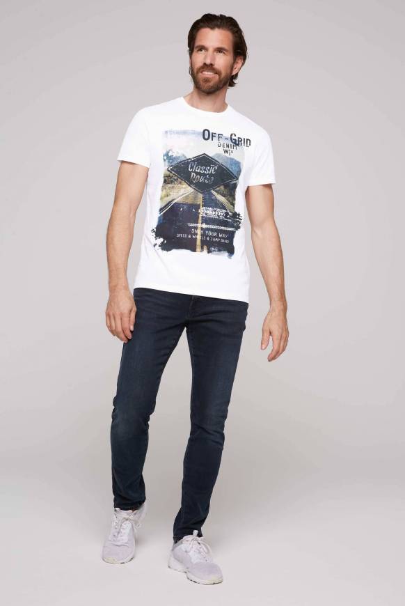 Soccx T-Shirt mit Photoprint opticwhite Online