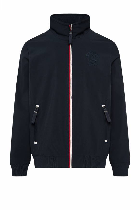 Soccx Softshelljacke im Blouson-Stil mit Artworks blue navy Angebote