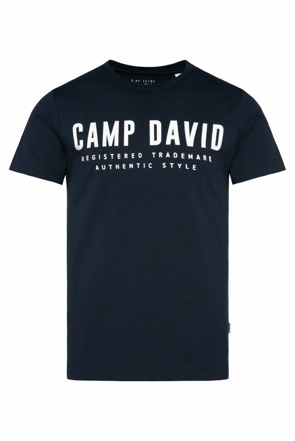 Soccx Basic Logo T-Shirt blue navy Heißer Verkauf