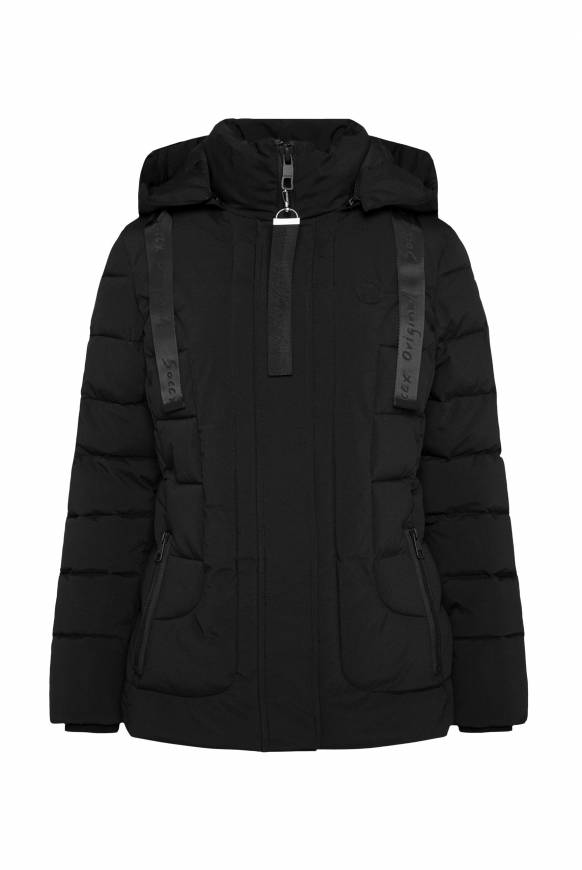 Soccx Puffer-Jacke mit abtrennbarer Kapuze black 50% Rabatt mit kostenlosem Versand