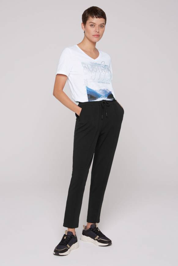 Soccx Jerseyhose mit Elastikbund und Biesen black Osterangebot