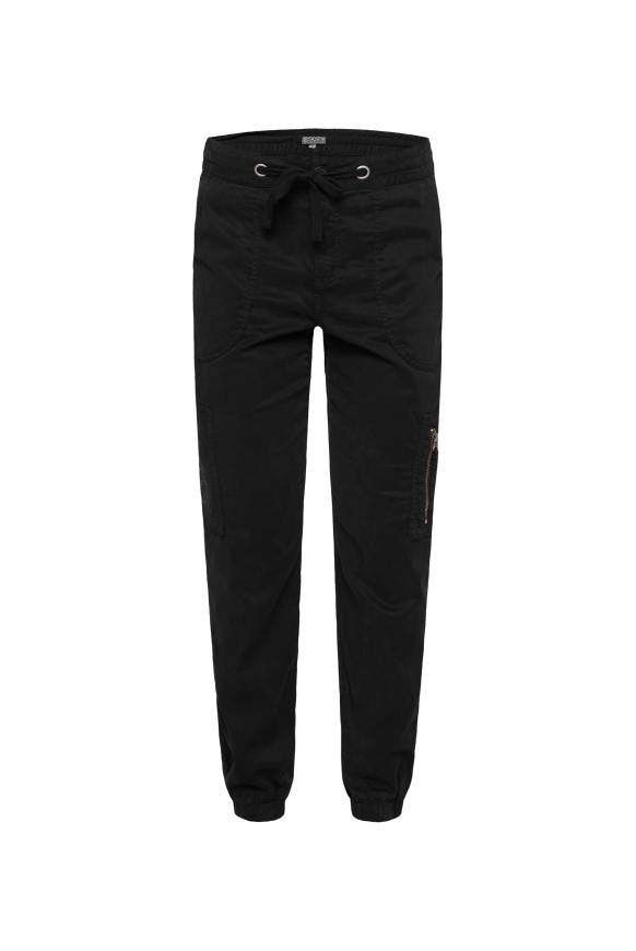 Soccx Cargohose mit Print Artwork black Muttertagsangebot