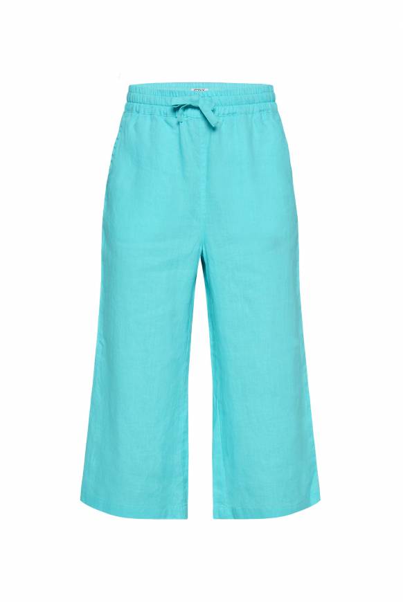 Soccx Culotte aus Leinen mit Elastikbund lagoon blue Lagerräumung