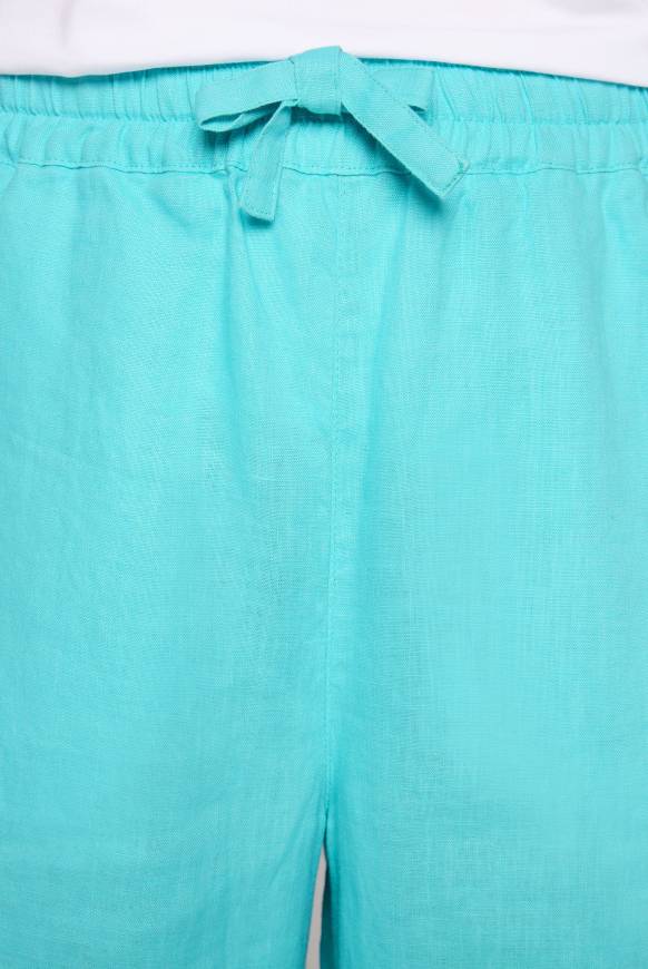 Soccx Culotte aus Leinen mit Elastikbund lagoon blue Lagerräumung