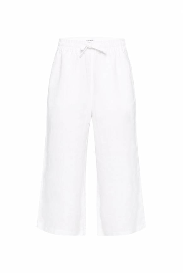 Soccx Culotte aus Leinen mit Elastikbund opticwhite Heißer Verkauf