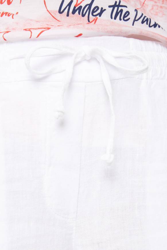 Soccx Leinenhose mit weitem Bein opticwhite Exklusive Angebote