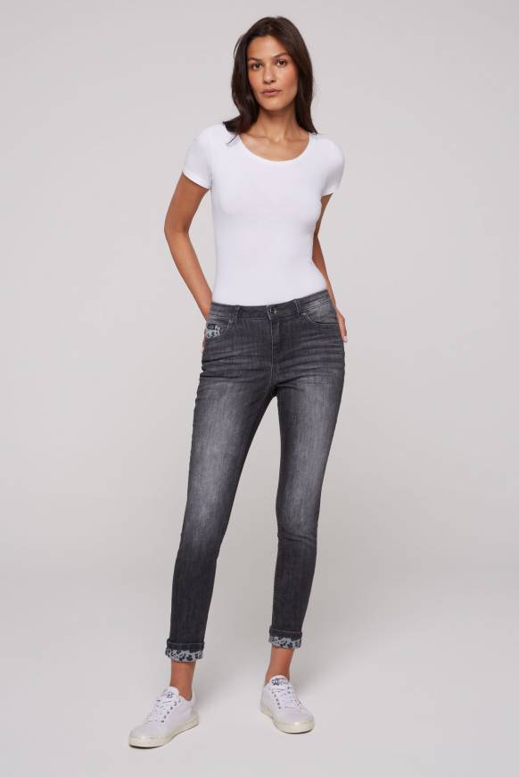 Soccx Jeans MI:RA Slim Fit black vintage Neuheiten