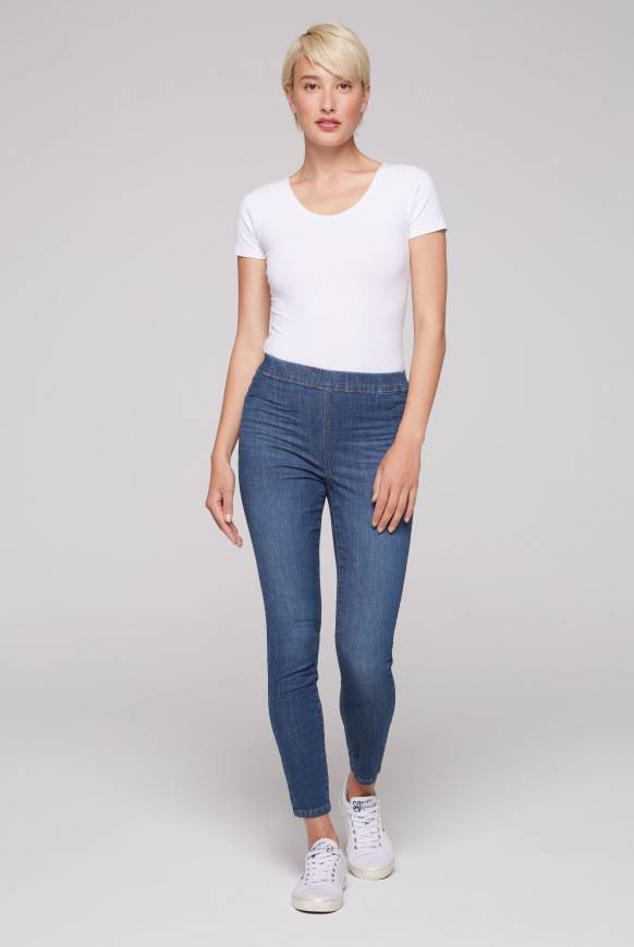 Soccx Jeggings PI:A Skinny Fit blue used Kauf eins, bekomm eins gratis